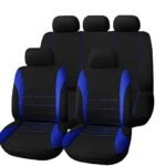 WITH001 Car Seat Covers for KIA Sportage IV (QL) 2016 2017 2018 2019 2020 2021, Full Set Front And Rear Nonslip Comfortable Breathable Seat Covers Accessories,D Red