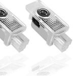 Car Door Lights Compatible with A1 A3 A4 A5 A6 A7 A8 Q3 Q5 Q7 R8 TT RS S Accessories, Super Bright Welcome Light Puddle Light
