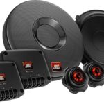 JBL CLUB605CSQ 2-Way Car Audio System - 285W Component Speakers with 160mm Carbon Fibre Woofer, Silk Dome Tweeter and Filters